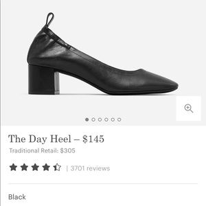 Everlane Day Heels Black size 7